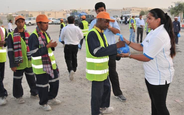 500 food packets distributed to landfill workers