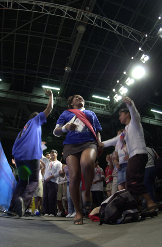 Dancing at University Day