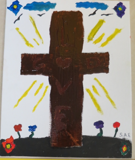 A Cross - by Sharon