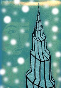 The Tower, the Dots, and the Apparition of a Man from Nepal