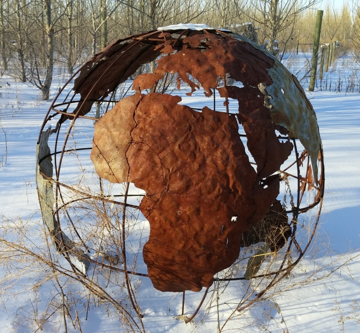 Recycled Metal Earth