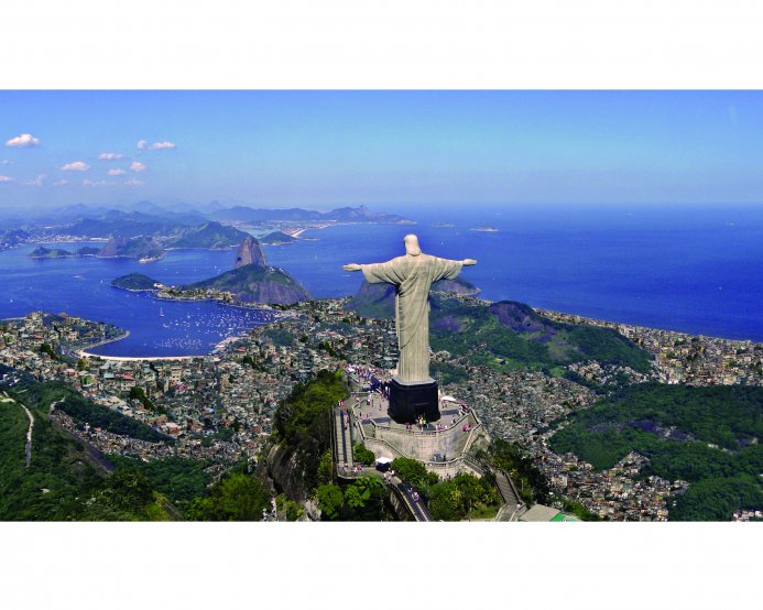 O CRISTO OLHANDO PRAS FAVELAS - CHRIST LOOKING AT THE FAVELAS