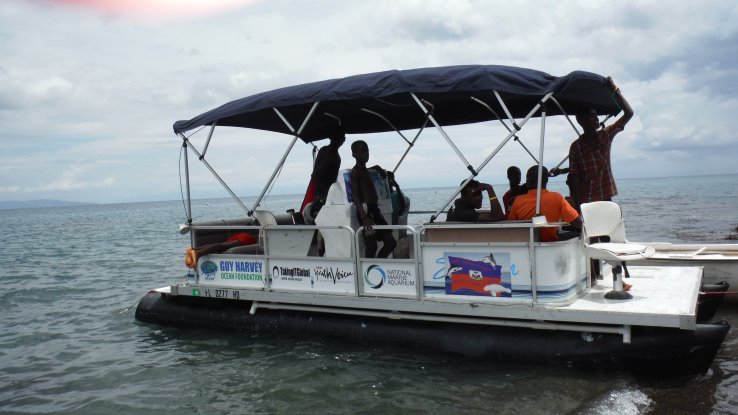 On the boat