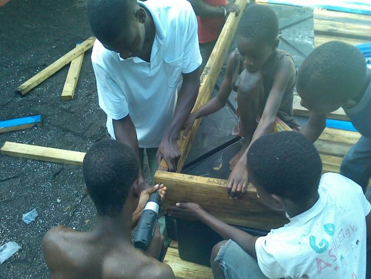 We build the dock