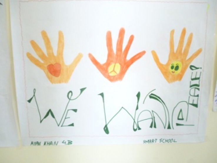 We want peace