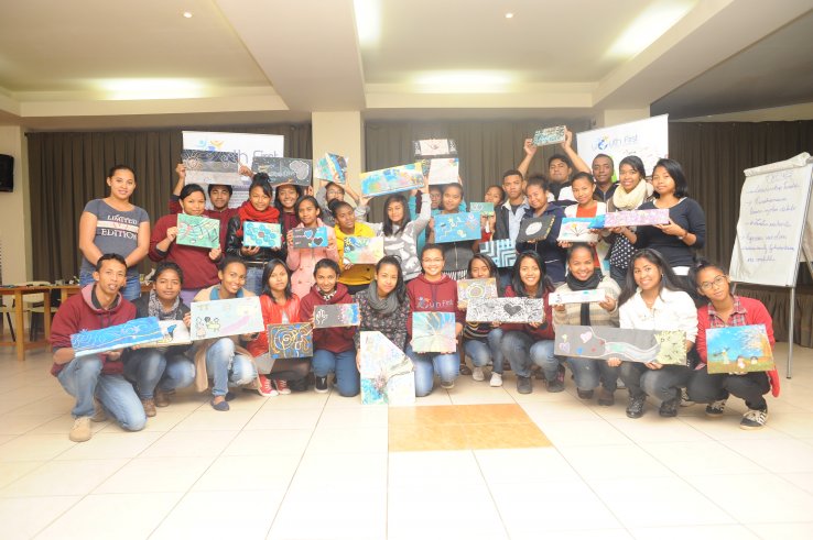 We belong- Art Work Workshop Participants