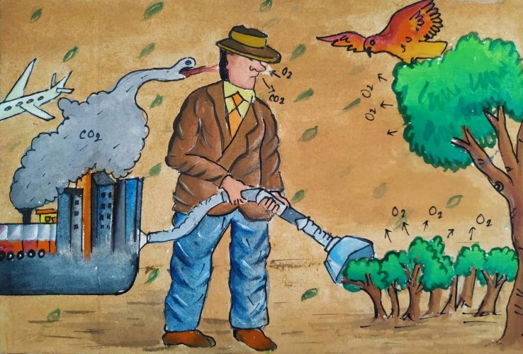 Are you busy in converting oxygen to carbondioxide?