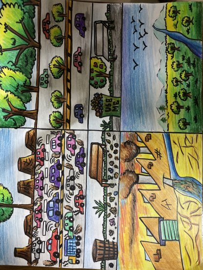 Polluted environment VS Pollution free environment