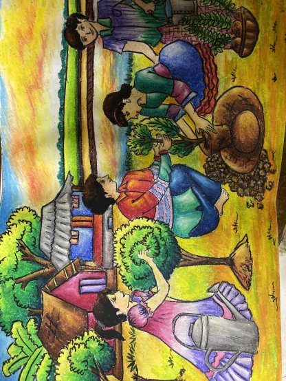Plant trees to save earth