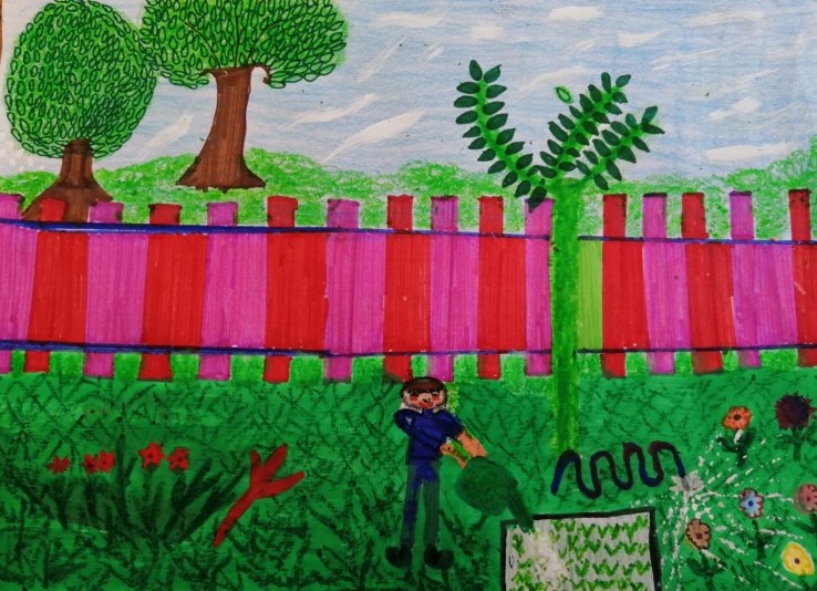 Automatic and efficient irrigation in the us of water in our school