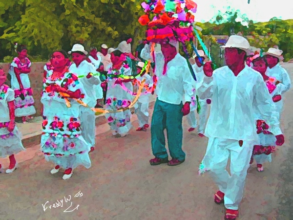 THe Pig Head Dance-El Baile de la cabeza de cochino!