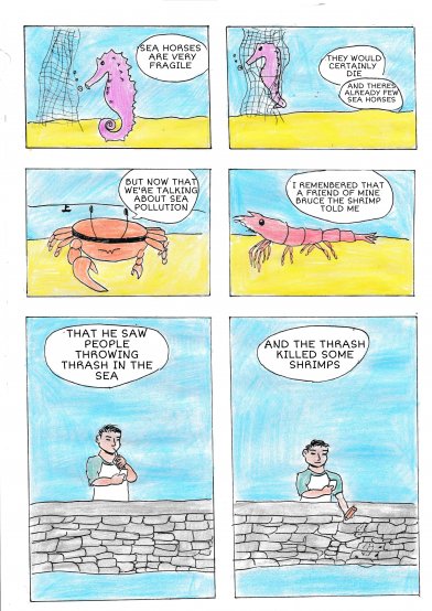 Hank the Crab talks about Ria Formosa's Pollution