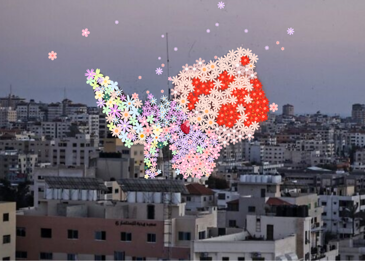 What if bombs were flowers...Dare to Reshape our wars.