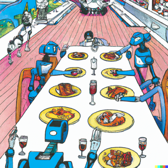 Robots in a Diner