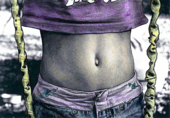 Belly on Swing
