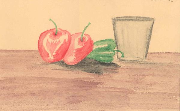 Tomato Pepper Glass