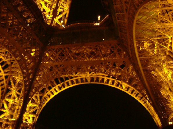 The Eiffel Tower At Night