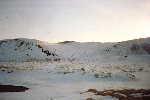 Snow on the Sea and Rocks