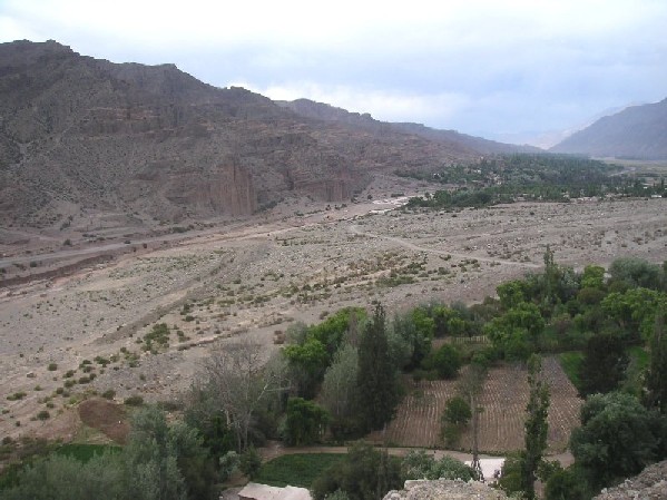Tilcara vista desde el Pucará
