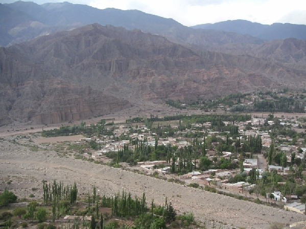 Tilcara vista desde arriba