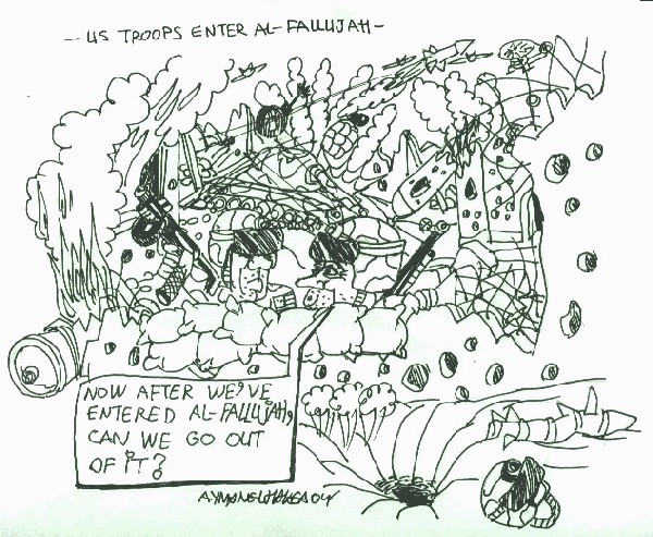 US Troops Enter Al-Falluja