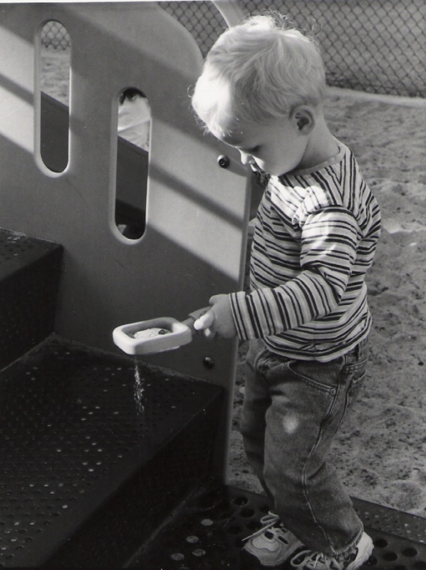 A Child with Sand
