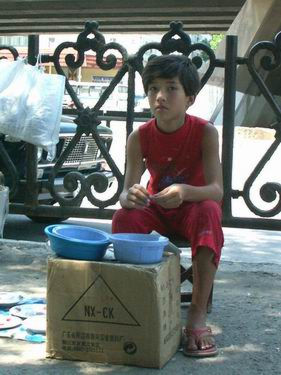 Young saleswoman