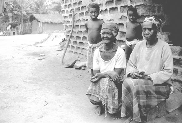Grandma's and Grand Kids in Ebwakwa