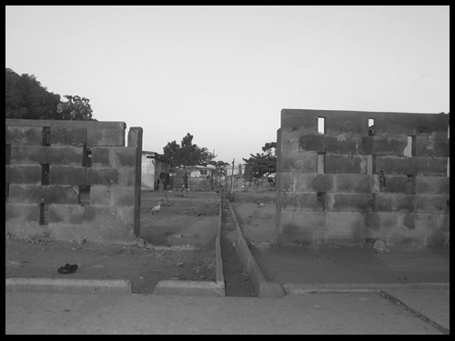 Wall and Drain