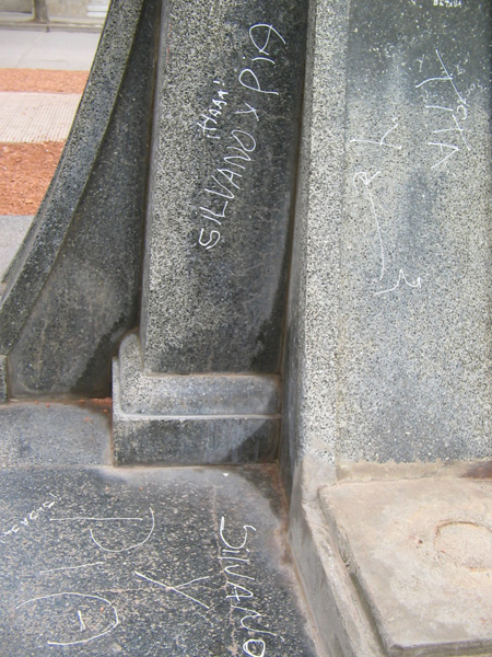 Violencia a nuestro patrimonio urbano