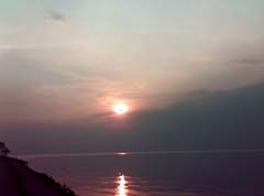 "The Sun Sets at West"