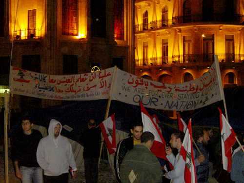 Protesting for One Lebanon