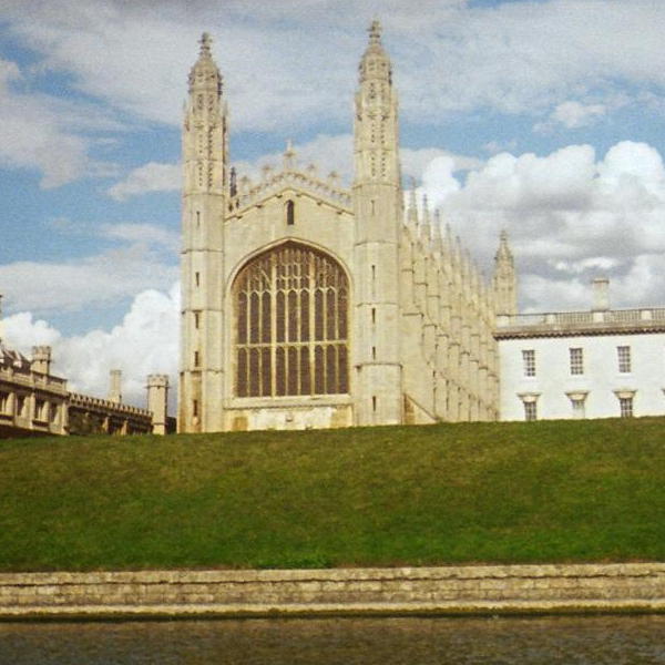 A View of King's College Chapel from a Punt