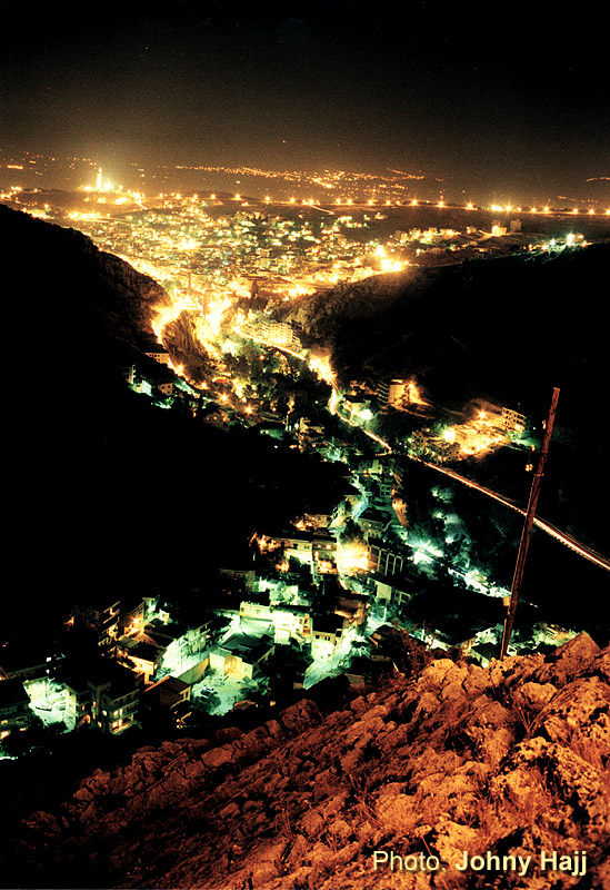 My City Zahle in the Night