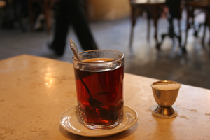 A Glass of Tea & Man