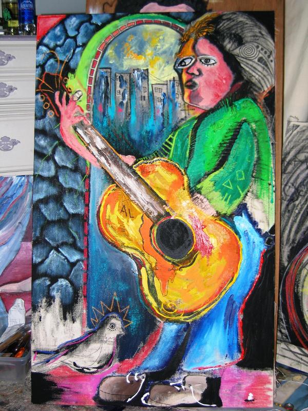 Man in Tunnel