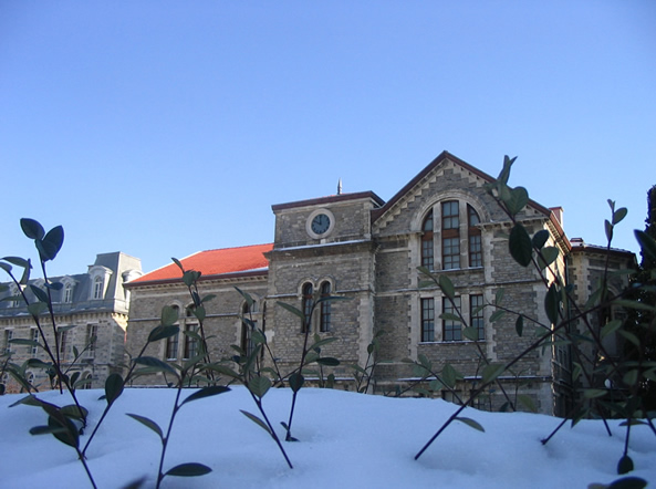 Albert Long Hall in Winter