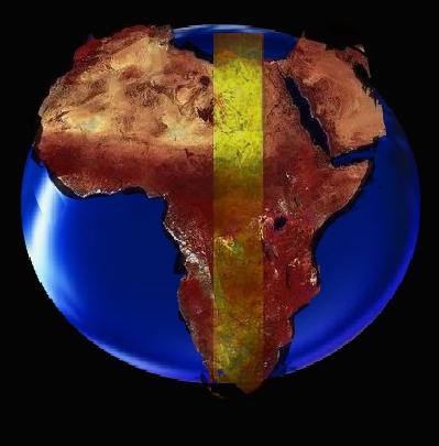 Africa on the Globe