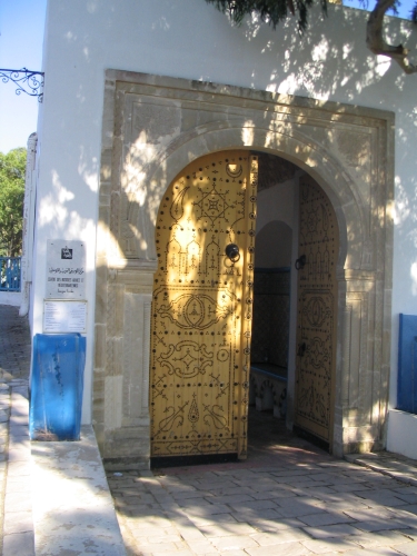 Yellow Tunisian Traditional Door