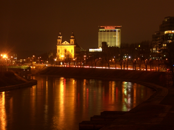 Night Time River View