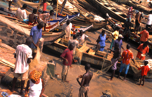 A fishing day in Cape coast