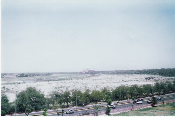 Taj Mahal From Agra Fort