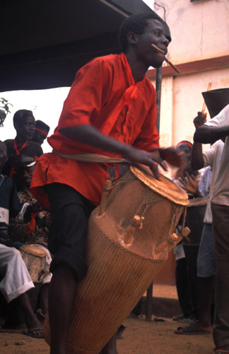 Funeral drummer