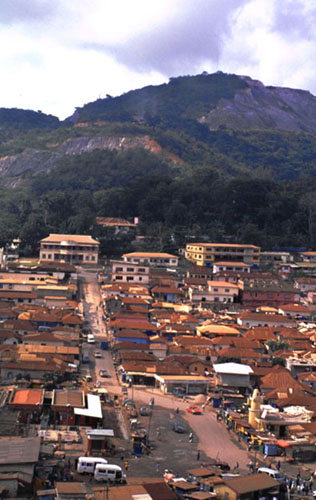 The Gold mining town of Obuasi