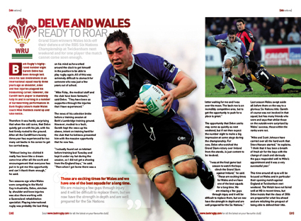 Bath Rugby Interview Spread
