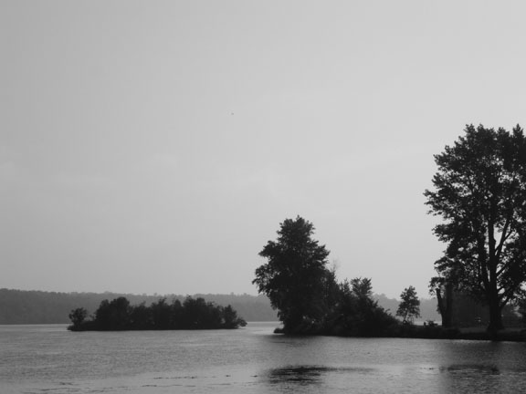 Mon arrière cour, La Riviere Outaouais, vu de Hawkesbury