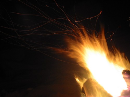 Ignition - Fire & Embers, Lake Erie, Ontario, July 2002