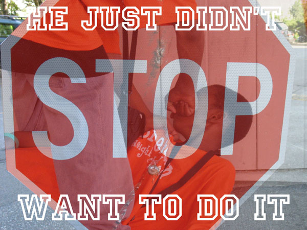 Didnt want to do it!