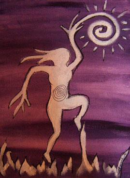 Dansing Womyn With Sun