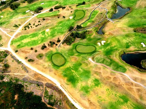 Aerial - Long Reef Golf Course - Sydney, Australia, February 2003